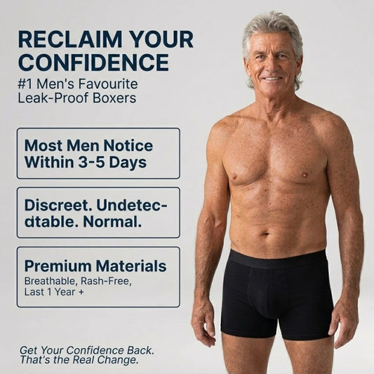 Dry Guard - Men’s Ultra Absorbent Washable Incontinence Boxer