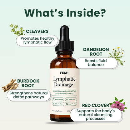 FEM+ Lymphatic Drainage Drops - Release Trapped Fluid