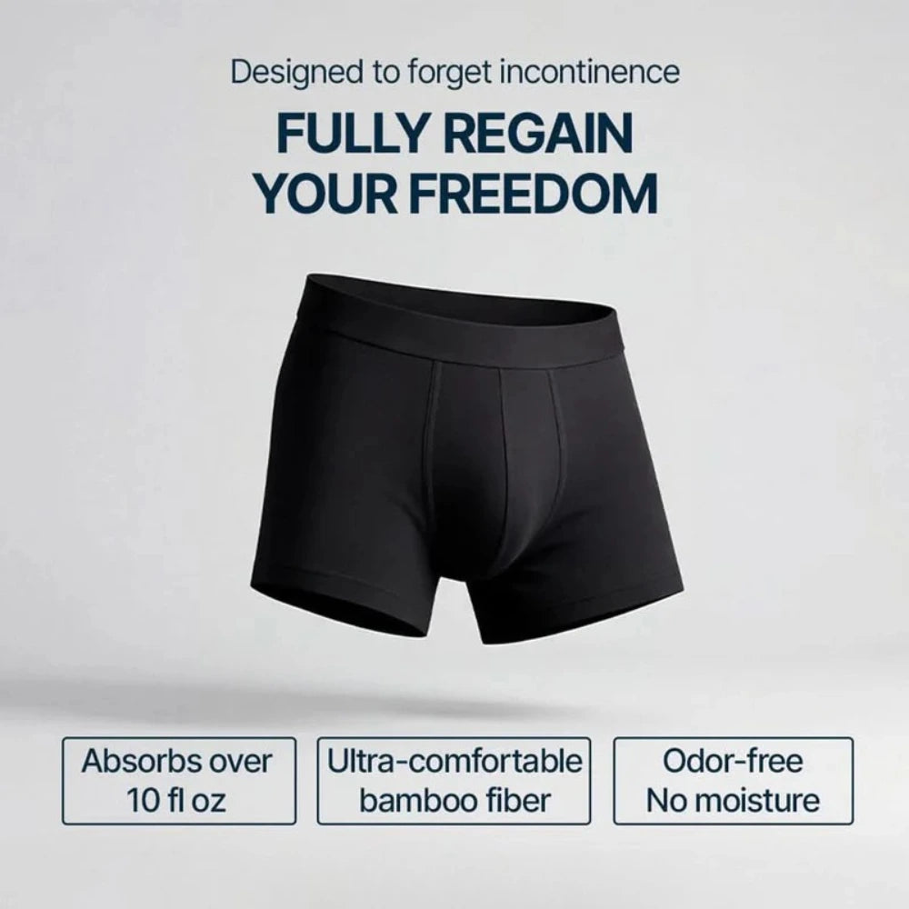 Dry Guard - Men’s Ultra Absorbent Washable Incontinence Boxer